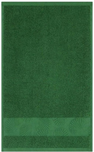 [BTWHD2JHYSRXSZ87] Home Living Cove Zero Twist Guest Towel Cotton Bath Towel (Oasis Green, 150 mm x 280 mm)
