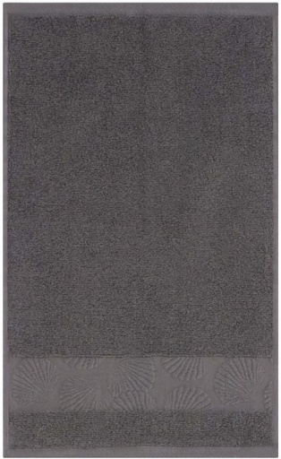 [BTWHD2JHPEWTAAZG] Home Living Cove Zero Twist Guest Towel Cotton Bath Towel (Slate Grey, 150 mm x 280 mm)