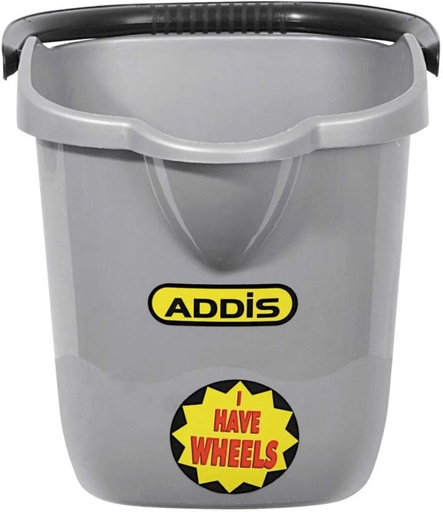 [BKTH2GN5MKQY4R56] Addis 12 L Plastic Bucket (Grey)