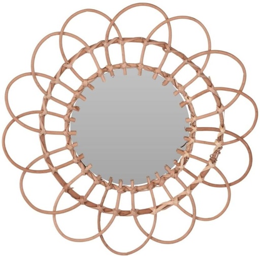 [MROH7TNGHZZYPJX2] Excellent Houseware Flower Shape Decorative Mirror (Circular)