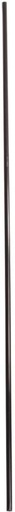 [CUAH4UFCXREPSCTM] Rufflette Brown Curtain Rods (300 cm x 6 cm) (Pack of 1)