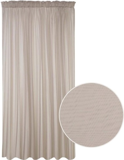 [CRTHFXH6H6X3GURN] Classic Collection 290 cm (10 ft) Polyester Transparent Window Curtain (Plain, Beige)