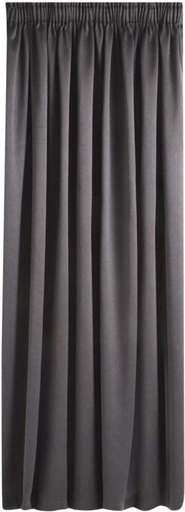 [CRTHFXH6UZC2X2UQ] Classic Collection 230 cm (8 ft) Polyester Room Darkening Window Curtain (Solid, Grey)