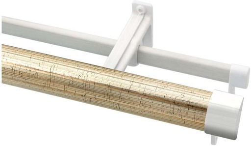 [CUAH4UFCHGYWQUM9] Rufflette Brown Curtain Rods (150 cm x 6 cm) (Pack of 1)