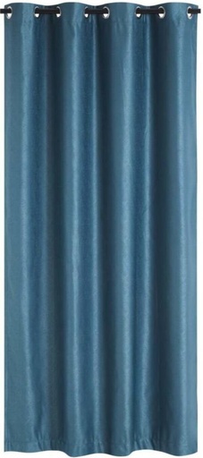 [CRTH7JZXGUHK2V4A] Classic Collection 140 cm (5 ft) Polyester Blackout Window Curtain (Plain, Blue)