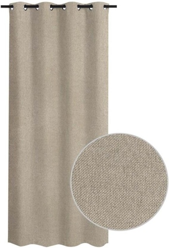[CRTHBPMNG5FYG7HN] Republic Umbrella 250 cm (8 ft) Cotton Room Darkening Door Curtain (Plain, Beige)