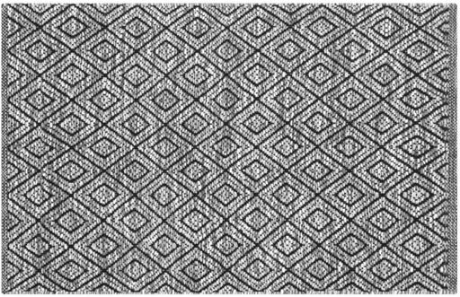 [CRGH2YYBCRZVRRPF] Home Living Cotton Rectangle Shape Carpet (60 cm x 45 cm, Multicolour)