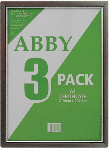 [NPFH28ZWBQYXC6YY] MFI Wood Wall Photo Frame (Silver, 1 Photo(s), 210 x 297Mm)