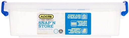 [STBH4V7B6K9WKBNZ] Addis Snap & Store Storage Box Storage Box (White)