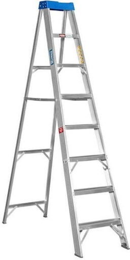 [STLH257HZJK2DYHZ] Mundo Step Ladder Aluminium Ladder (With Platform, Hand Rail)