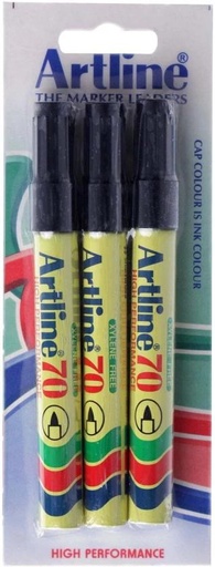 [MHRHFXKPHJARCD9X] Artline 70 Perm Marker (Black)