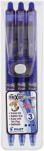 [PENH27QZWMWGNYHW] Pilot Feixion Ball Pen (Pack of 3, Blue)