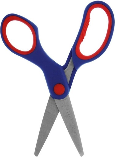 [SCIH7TX9ZMUHGS3N] Staedtler 14cm Right Handed Scissors (Red, Blue)