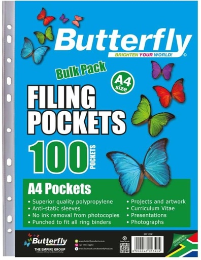 [FFDHFUH44WTJKGMF] Butterfly Polypropylene (Set of 1, Multicolour)