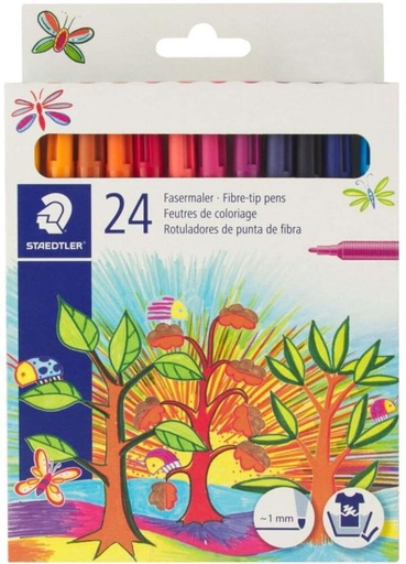 [MHRH7SZJE94CEVHK] STAEDTLER Fibre-tip Pen (Multicolour)