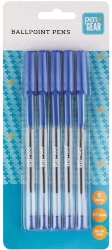 [PENH27QZCW82RDKQ] Pen + Gear Capped Ball Pen (Pack of 5, Blue)