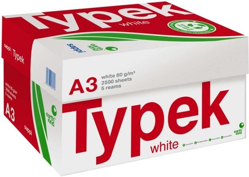 [PPRH2266MECQZ8YQ] Typek A3 80 gsm Copy Paper (Set of 1, White)