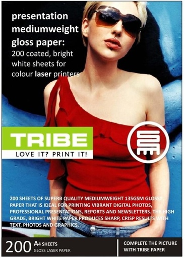 [PPRH4YSJBZBVG8GC] Tribe A4 160 gsm Journal Paper (Set of 1, Multicolour)