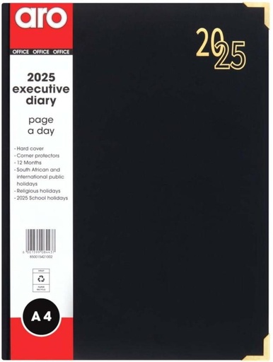 [DNBH7VSSM7PEAPSF] ARO GOAA02_2 A4 Diary Single (Black)
