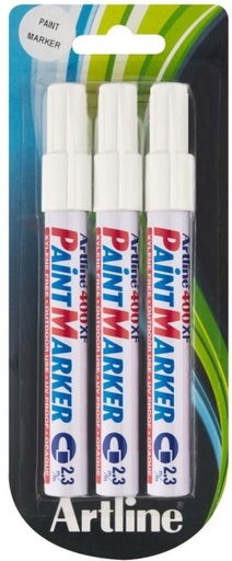 [MHRHFXKPNWZJQRS8] Artline Perm Marker (White)