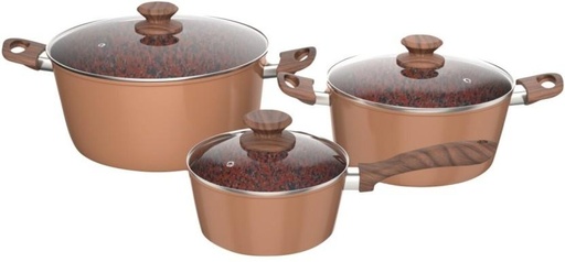 [CKSH39DYVHASNPTB] Bennett Read 6-Piece | Copper & Rock Pot Set Copper Cookware Set (1 - Piece)