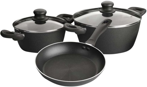 [CKSH4ZZ8YUZGNWHE] Bauer 5 Piece | Apex Non Stick PTFE (Non-stick) Cookware Set (1 - Piece)
