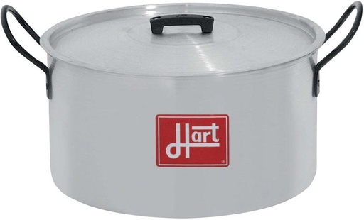 [PPNH4ZFZMZXQFJQT] Hart Aluminium Stewpan Pan with Lid 12 L capacity (Aluminium)