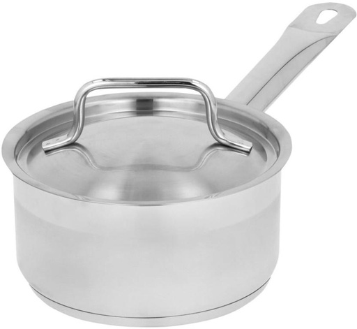 [PPNH7SFZYAFVRWKE] Legend Prof Chef Saucepan Tope with Lid 1.4 L capacity 16 cm diameter (Stainless Steel, Induction Bottom)