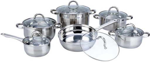 [CKSH4ZZ8WJ3Y2NT2] Snappy Chef Supreme Stainless Steel Stainless Steel Cookware Set (1 - Piece)