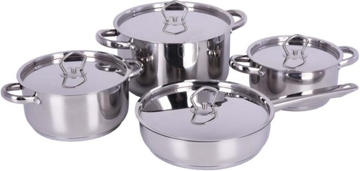 [CKSH39E8NZYZGBJZ] Tissolli 8Pc | Saphire Stainless Steel Cookware Set (1 - Piece)