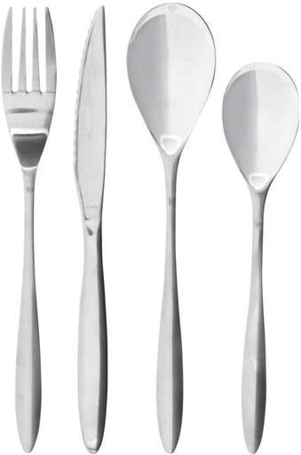 [CYSH7SGZHP7MCHWF] Amefa 16-Piece Actual Stainless Steel Cutlery Set (Pack of 1)