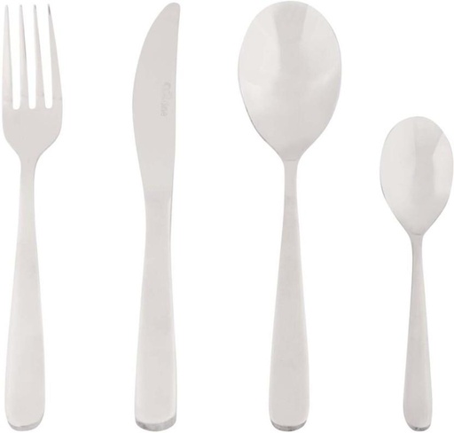 [CYSH7SGZGCCEYKDU] O2 16 Piece Fusion Stainless Steel Cutlery Set (Pack of 1)