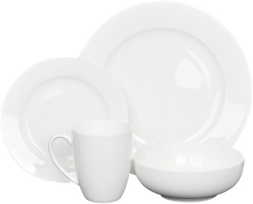 [DNNHDAGMZQZXQJZJ] O2 Bone China New Bone Rim 16 Pieces Dinner Set