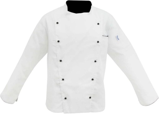 [APNHFZWZNJSGH272] Bakers & Chefs Polyester Chef's M (White, Single Piece)