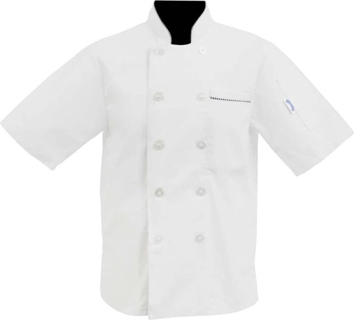 [APNHFZWZ5G47FEFW] Bakers & Chefs Polyester Chef's S (White, Single Piece)