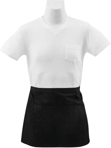 [APNHFZWZKBFHWU7B] Bakers & Chefs Polyester Home Use Free (Black, Single Piece)