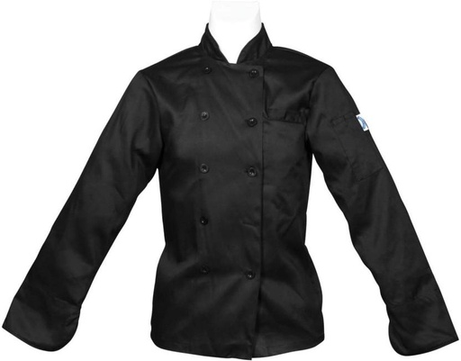 [APNHFZWQFHSHMNC3] Bakers & Chefs Polyester Chef's XL (Black, Single Piece)