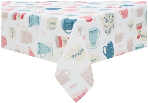 [TCRH2YWUYHXSRUTZ] Linen House Solid 0 Table Cover (Multicolour, Plastic)