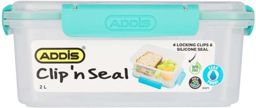 [LBXH2974PKRFZKG9] Addis Clip & Seal Lunch Box Rect 2 Containers Lunch Box (2 ml, Thermoware)