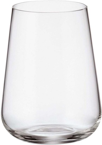 [GLSHFQZEVXWYFDAS] Bohemia Crystal (Pack of 6) Ardea Tumbler Water/Juice Glass Set (300 ml, Clear)