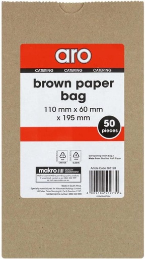 [GBAH4ZJJH7F2KFGU] Aro Brown Paper Bags Pack of 10 Grocery Bags (Brown)
