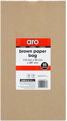 [GBAH29R5UHGUJXAC] Aro Brown Paper Bags Grocery Bag (Brown)