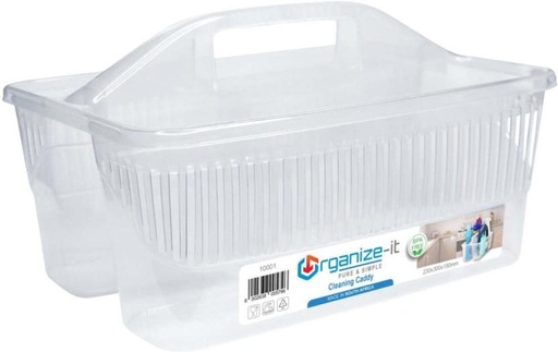 [SSKH5HN8TYQVS9ZD] Organize-it_4 Plastic Cleaning Caddy Storage Basket (Pack of 1)