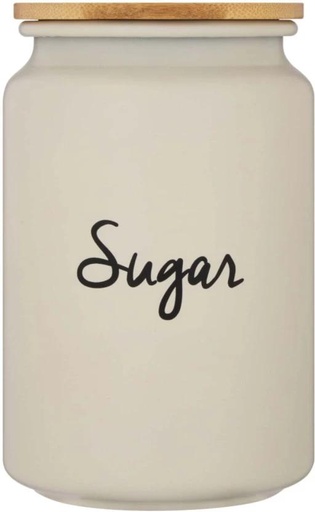 [CNRH7Z3ABMR2DE2T] O2 Wooden Tea Coffee & Sugar Container  - 1300 ml (Beige)