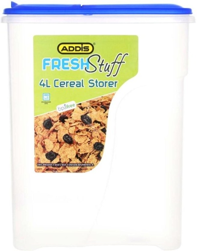[CNRH27SYTP6ZHWUJ] Addis Plastic Grocery Container  - 4 l (White)