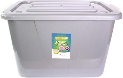 [CNRH27SYAMYFAHAF] Store 'N Stak Plastic Utility Container  - 150 l (Grey)