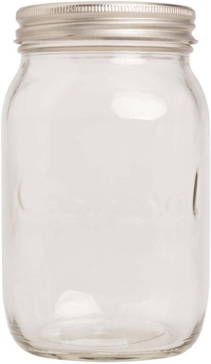 [CNRH27RRK6VFQBGQ] Consol Glass Honey Jar  - 1 l (Beige)
