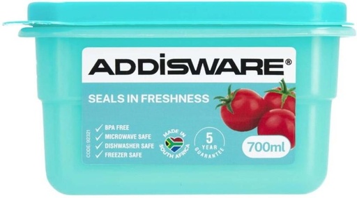 [CNRH27SYY3MS4Y5M] Addis Plastic Fridge Container  - 700 ml (Blue)