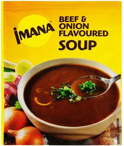 [SOUHFTCD5BRNMADZ] Imana Beef & Onion Flavoured Soup (Pack of 60, 60 g)