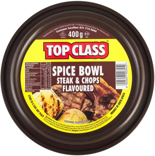 [HBSHFSZPBJYDJAEY] Top Class Spice Bowl Steak & Chops Flavoured (1 x 400 g)